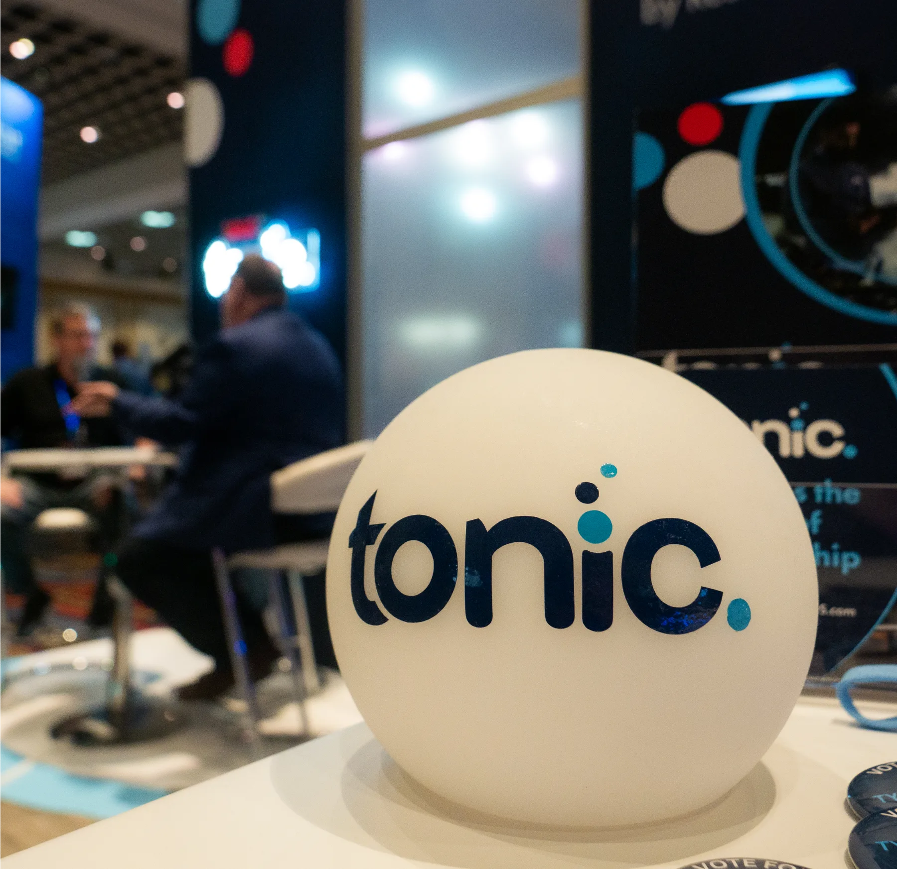 Tonic POS Booth at RetailNOW Tradeshow Busy Tonic POS booth with attendees at the RSPA RetailNOW 2024 event.
